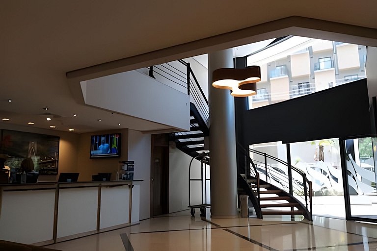 Flat Hotel Moema com piscina e sofá cama(Apto 508)