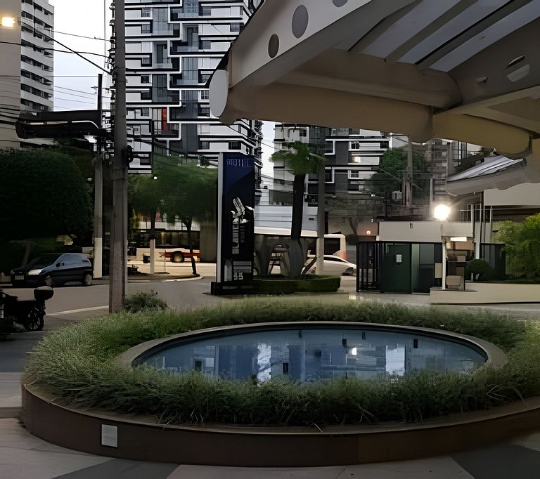 Flat Hotel Moema com piscina e sofá cama(Apto 508)