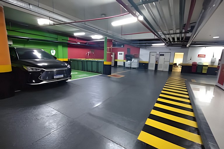 Flat Hotel Moema com piscina e sofá cama(Apto 508)