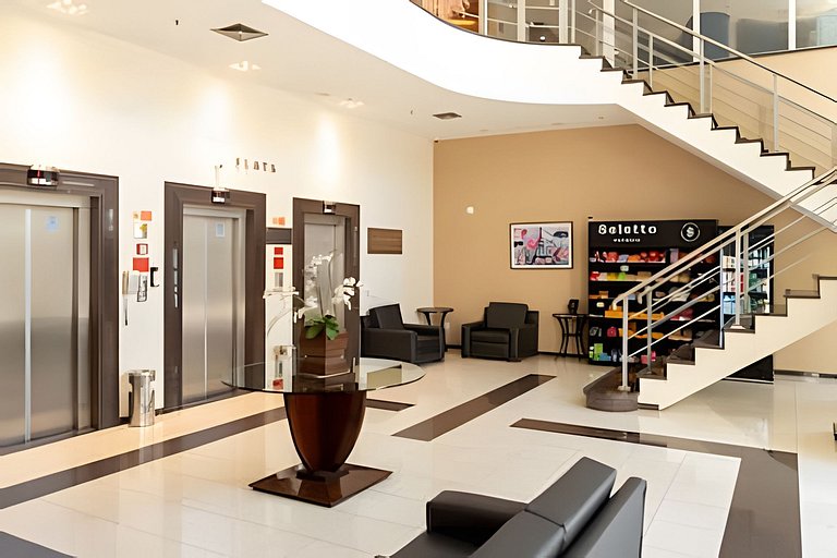 Flat c/ Ar condicionado 550m Hospital São Paulo (UH903)