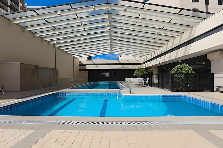 Flat Hotel Aeroporto Congonhas com piscina (110H)