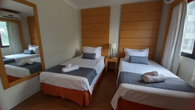 Flat Congonhas com sofá cama (Apto 110H)