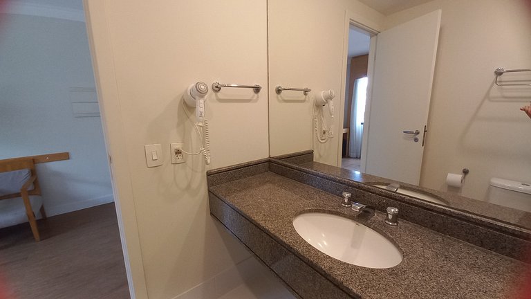 Flat Congonhas com sofá cama (Apto 110H)