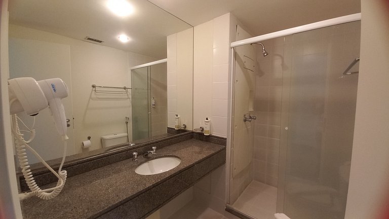 Flat Congonhas com sofá cama (Apto 110H)