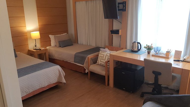 Flat Hotel Aeroporto Congonhas com piscina (110H)