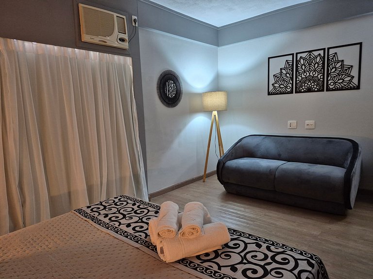Flat c/ Ar condicionado 550m Hospital São Paulo (UH903)
