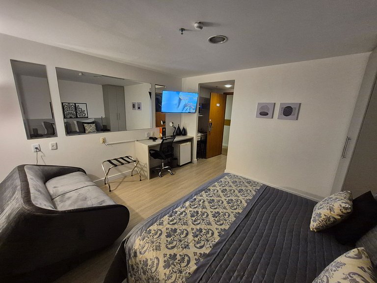 Flat Aeroporto Congonhas com sofá cama (Apto 510)