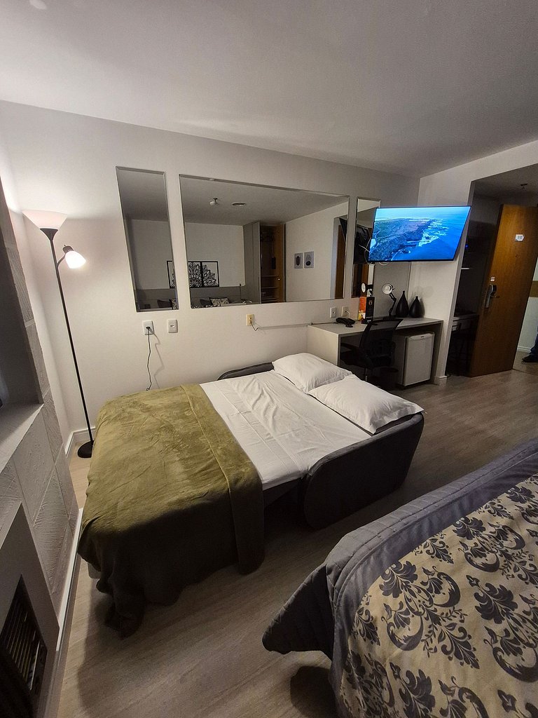 Flat Aeroporto Congonhas com sofá cama (Apto 510)
