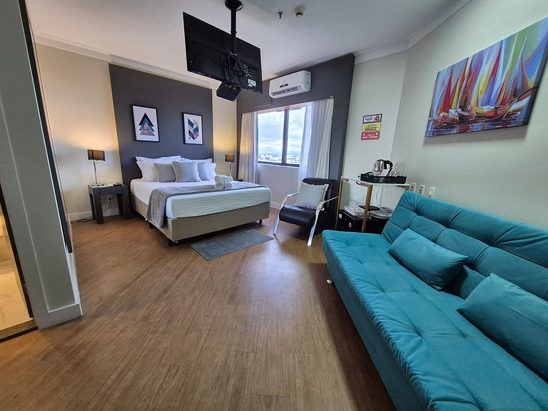 Suíte Luxo Congonhas com sofá cama (Apto 2005H)