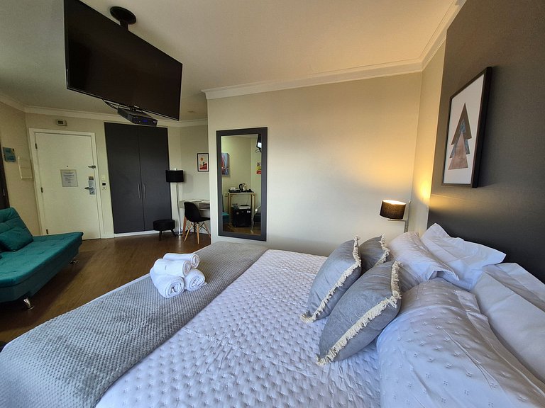 Suíte Luxo Congonhas com sofá cama (Apto 2005H)
