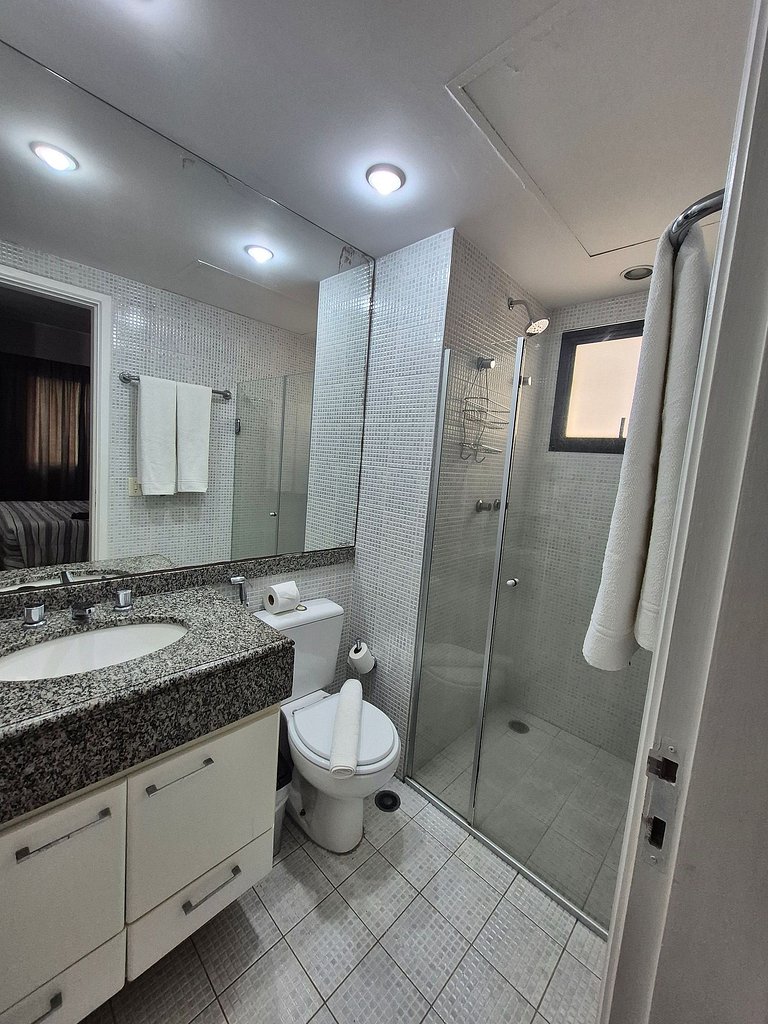 Flat Hotel Moema com piscina e sofá cama(Apto 508)