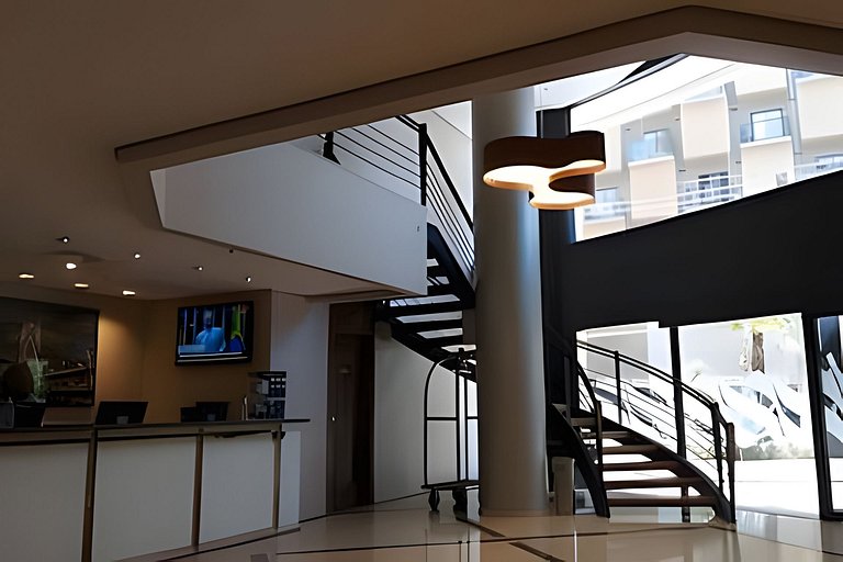 Flat Hotel Moema Av. Rouxinol com piscina (SL206)