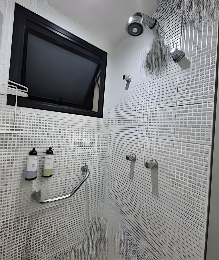Flat Hotel Moema Av. Rouxinol com piscina (SL206)