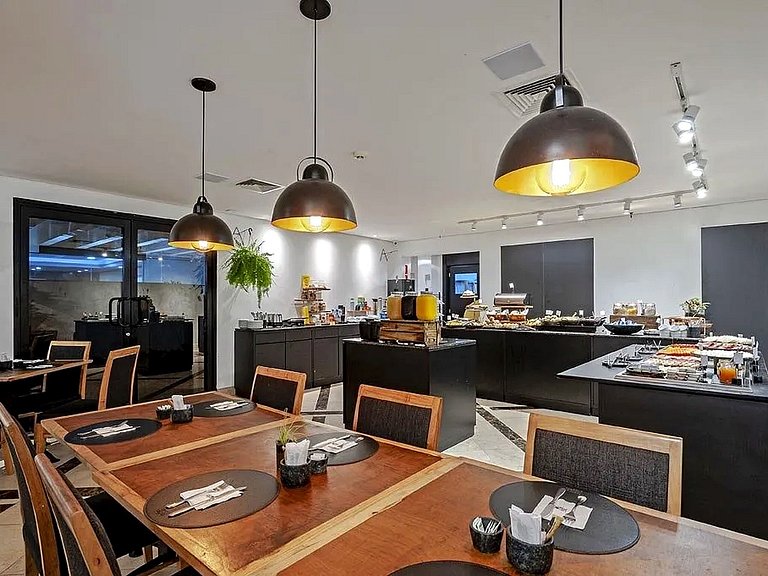 Flat Hotel Moema com piscina e sofá cama(Apto 508)