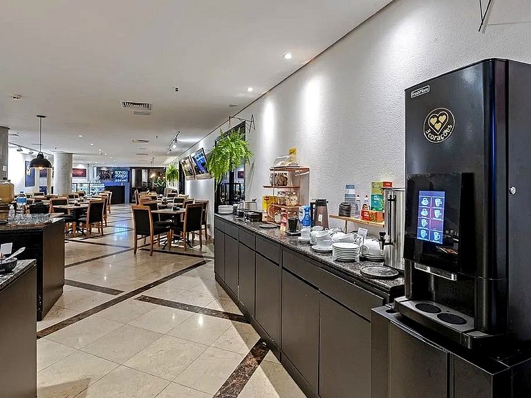 Flat Hotel Moema com piscina e sofá cama(Apto 508)