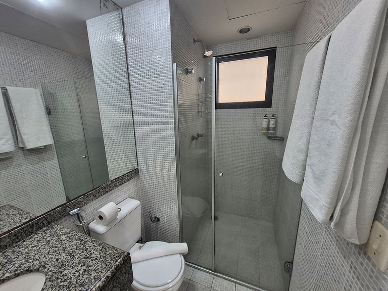 Flat Hotel Moema com piscina e sofá cama(Apto 508)