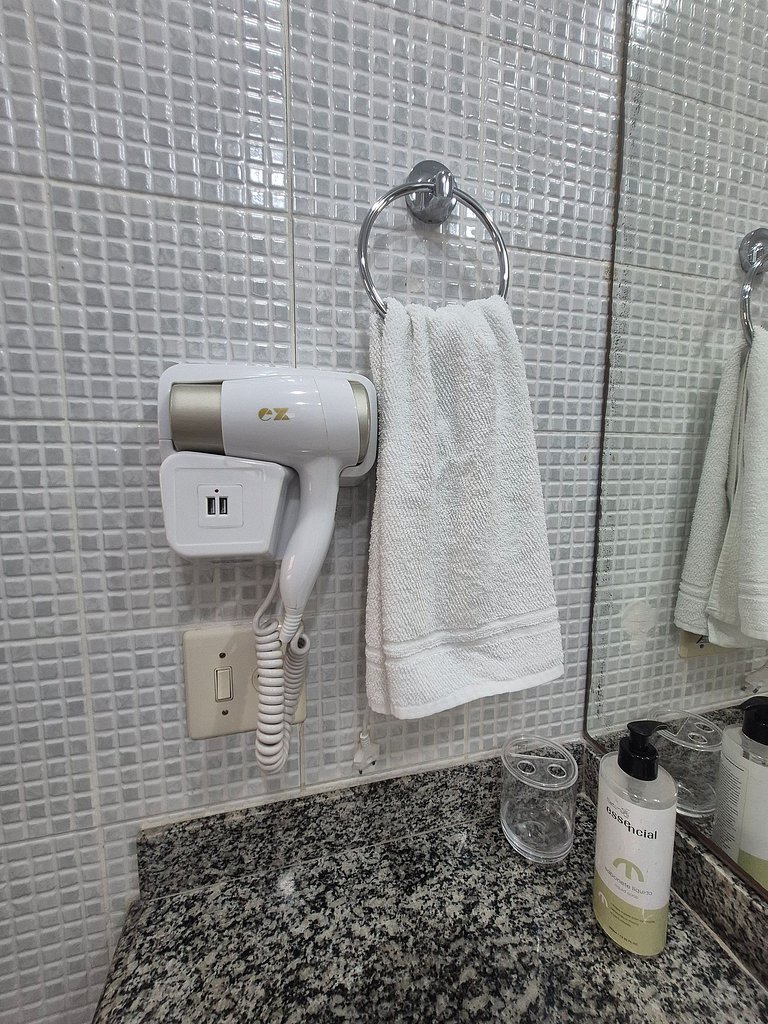 Flat Hotel Moema com piscina e sofá cama(Apto 508)