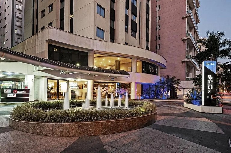 Flat Hotel Moema com piscina e sofá cama(Apto 508)