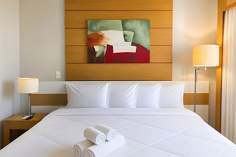 Flat Moderno em Congonhas com sofá-cama 1113