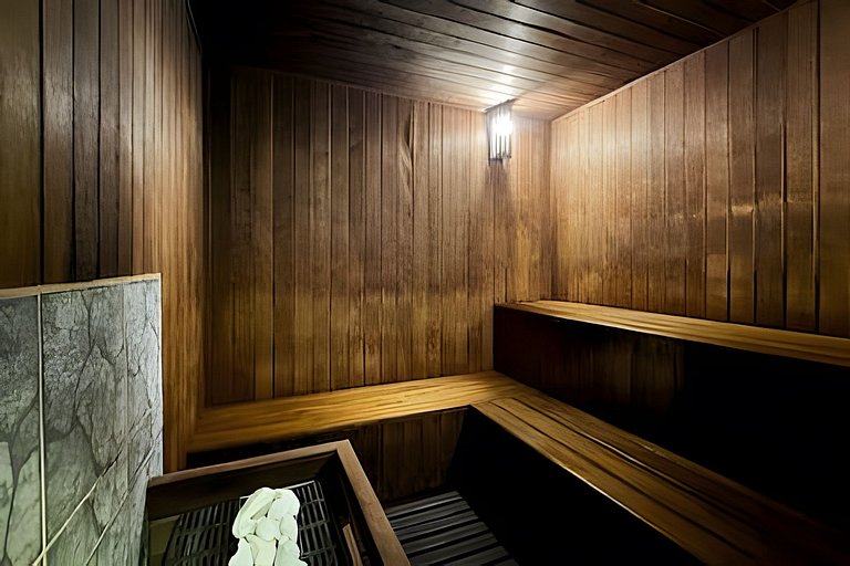 Flat Moderno em Congonhas com sofá-cama 1113