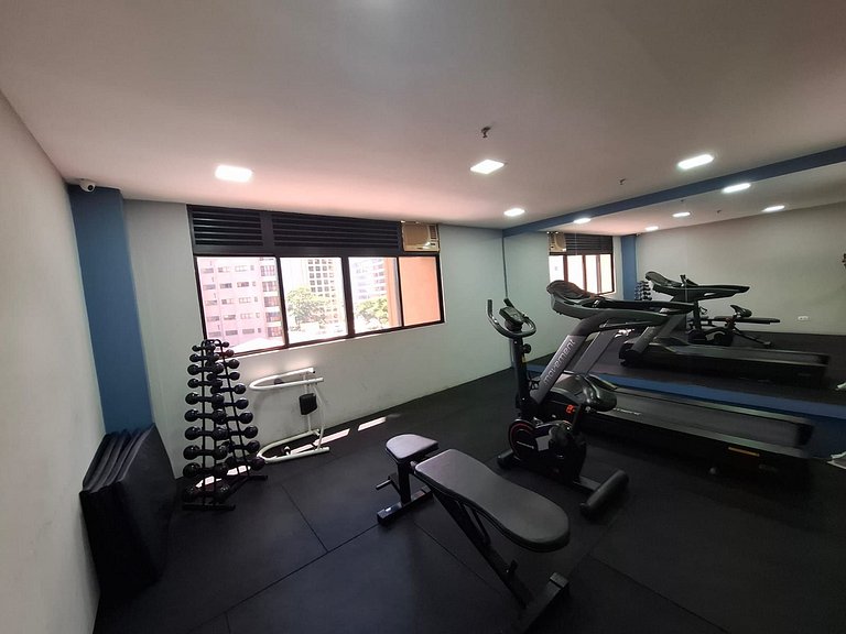 Flat c/ Ar condicionado 550m Hospital São Paulo (UH903)